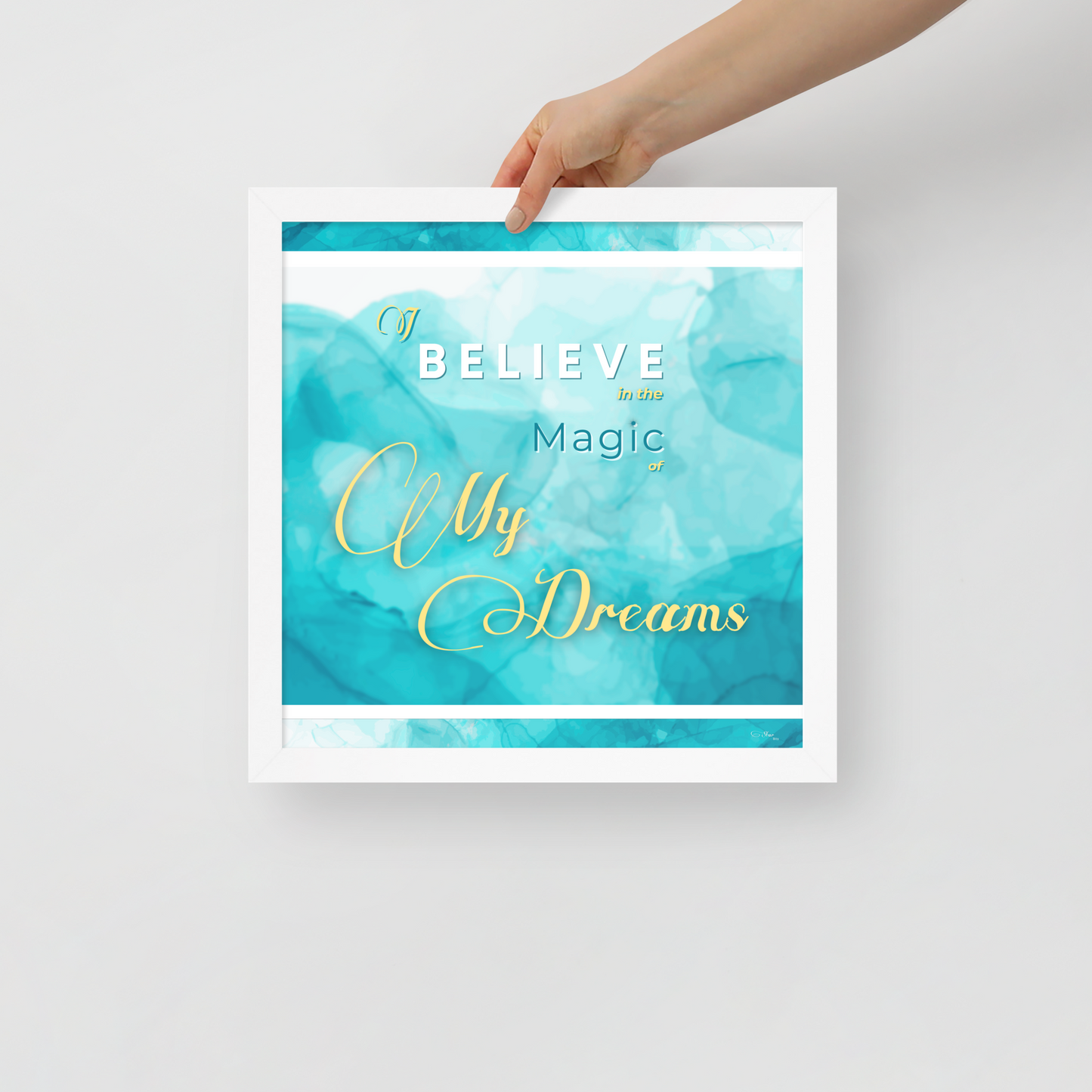 POSTER PRINT (Square) - Tranquil Tide