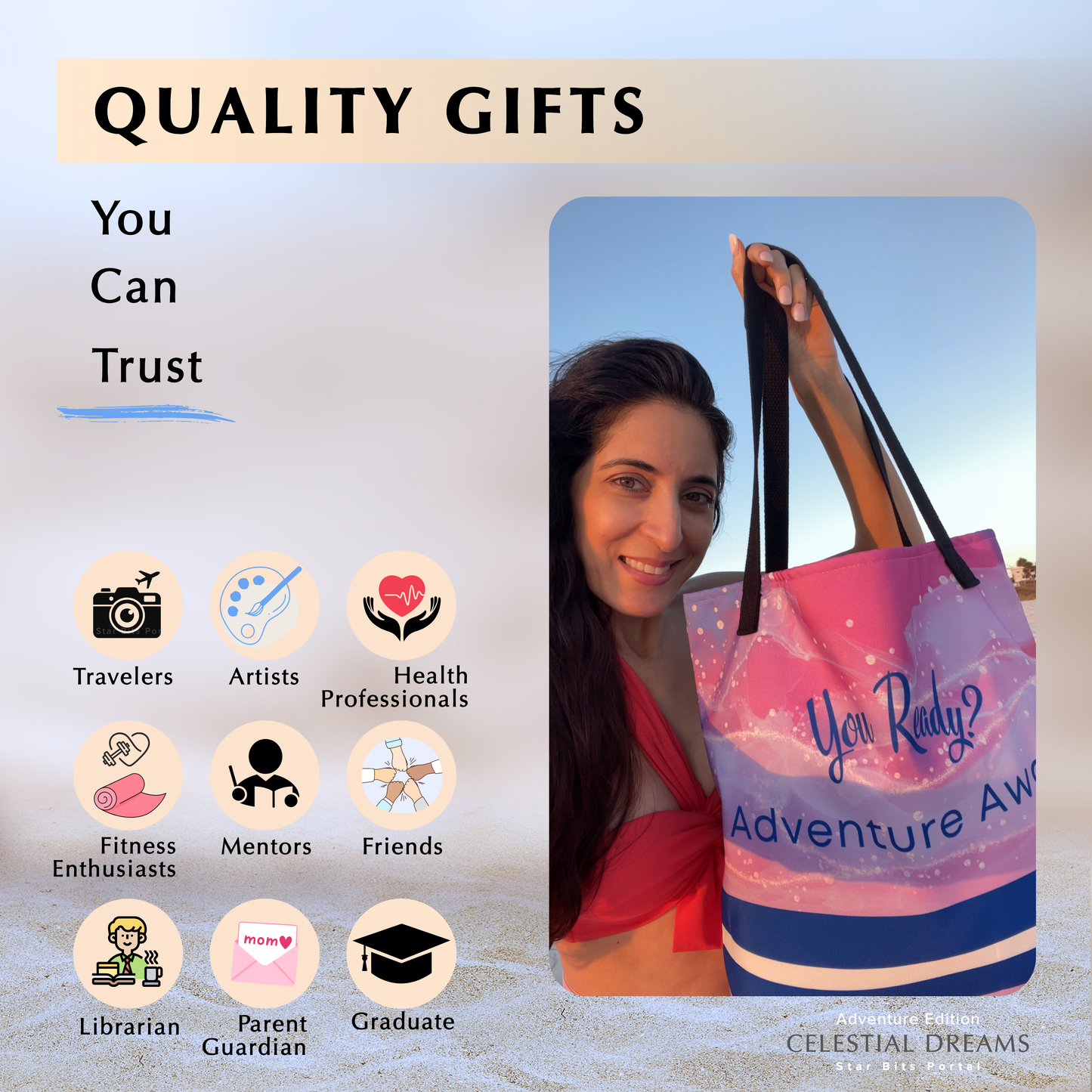 TOTE BAG - Adventure Awaits