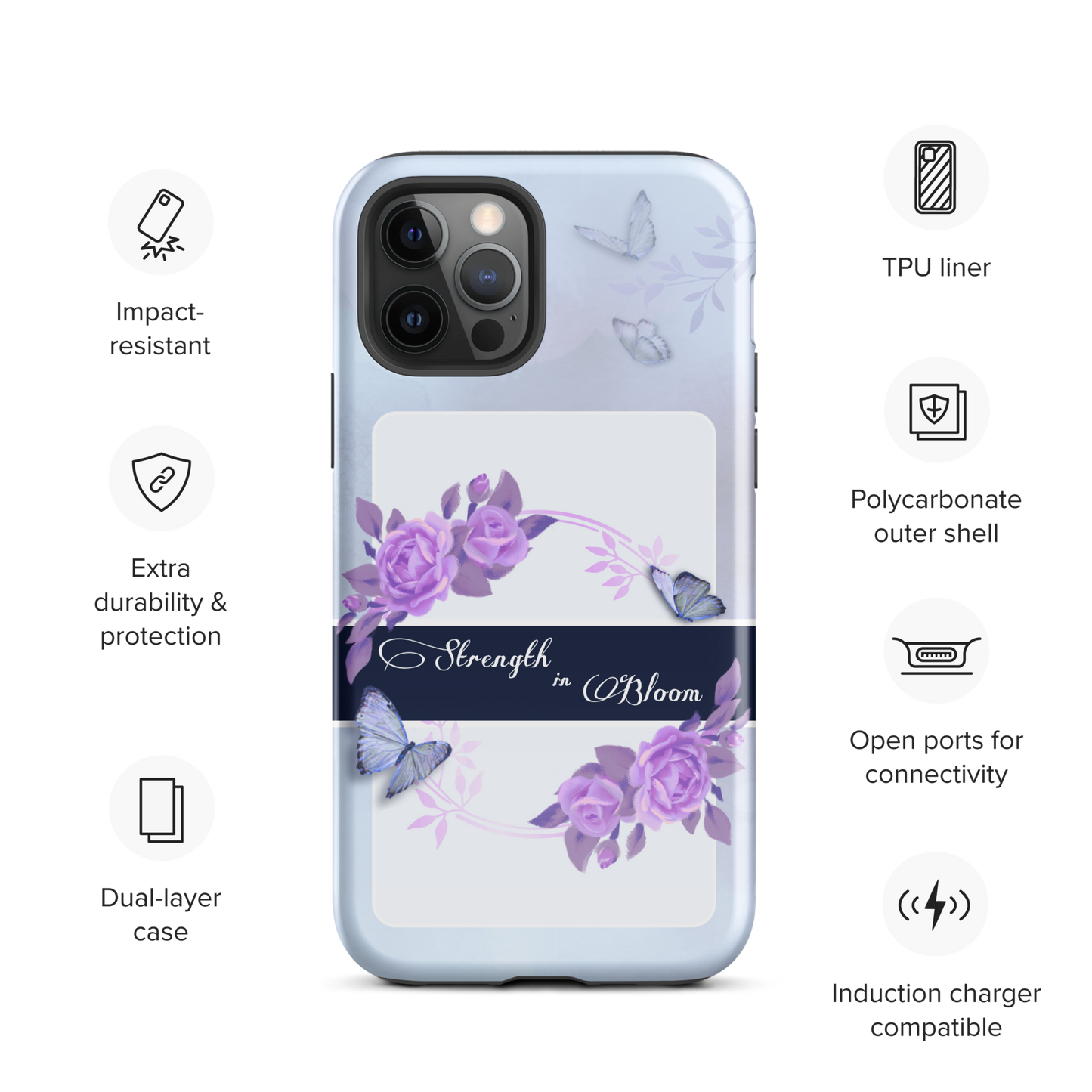 DUAL LAYER Tough iPhone® Case - Pink