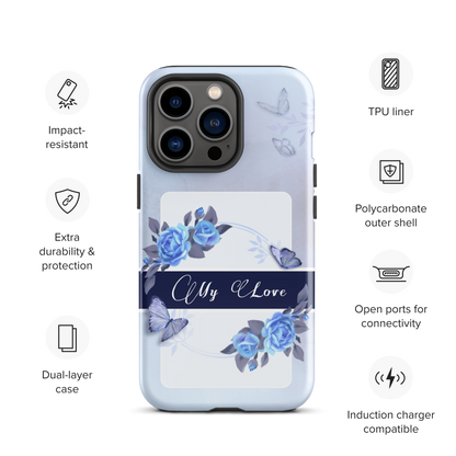 DUAL LAYER Tough iPhone® Case - Blue