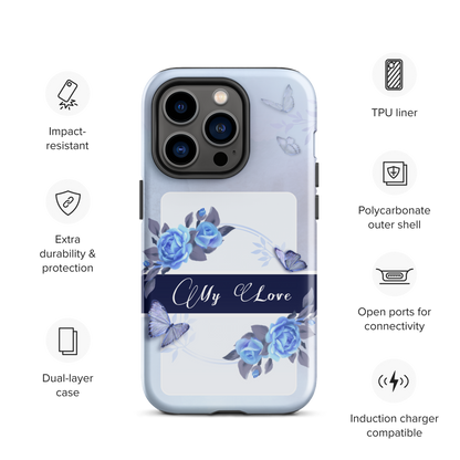 DUAL LAYER Tough iPhone® Case - Blue