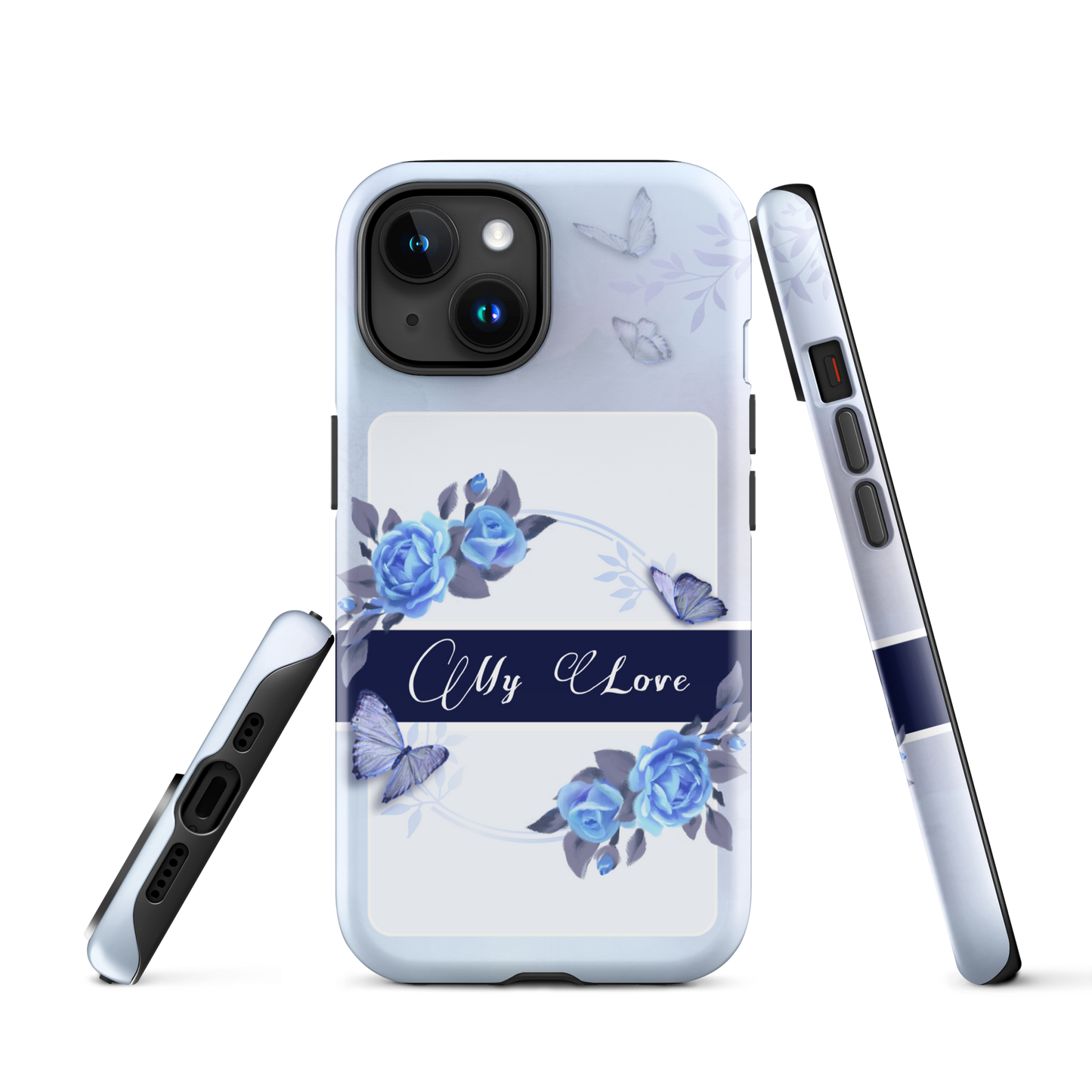 DUAL LAYER Tough iPhone® Case - Blue