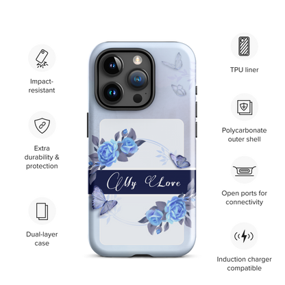 DUAL LAYER Tough iPhone® Case - Blue