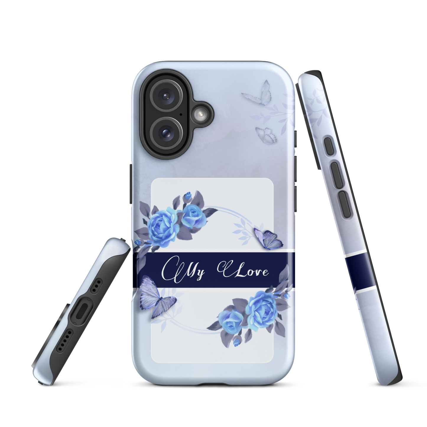 DUAL LAYER Tough iPhone® Case - Blue