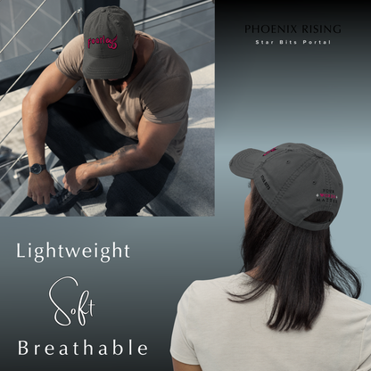 Fearless Distressed Dad Hat - Phoenix Rising