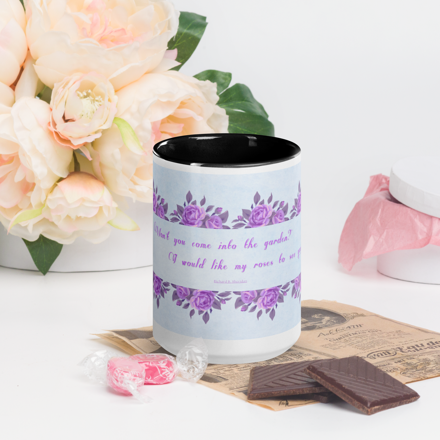 Pink Blossom Ceramic Mug - Colorful Reveals