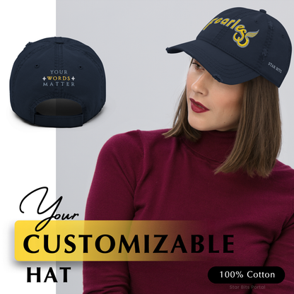 Fearless Distressed Dad Hat - Phoenix Rising